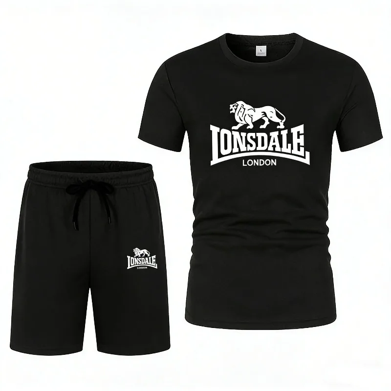 Summer casual men's fashion short-sleeved mesh T-shirt and sports shorts set - two-piece men's outfit Sportswear set
Summer casual men's fashion short-sleeved mesh T-shirt and sports shorts set - two-piece men's outfit Sportswear set