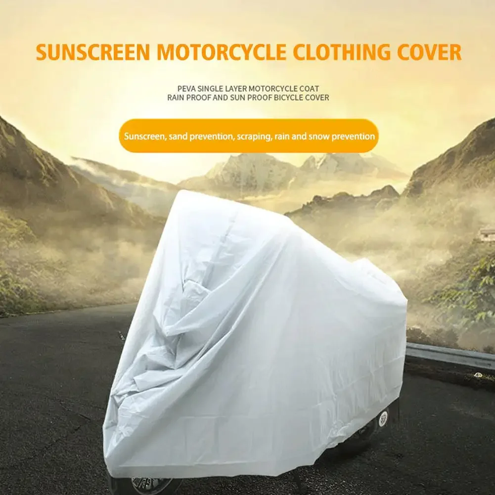 Universal Fit Waterproof Motorcycle Cover with UV Protection for Scooters Bikes Outdoor Indoor Use Anti-Rain Dust Cover Set
Universal Fit Waterproof Motorcycle Cover with UV Protection for Scooters Bikes Outdoor Indoor Use Anti-Rain Dust Cover Set