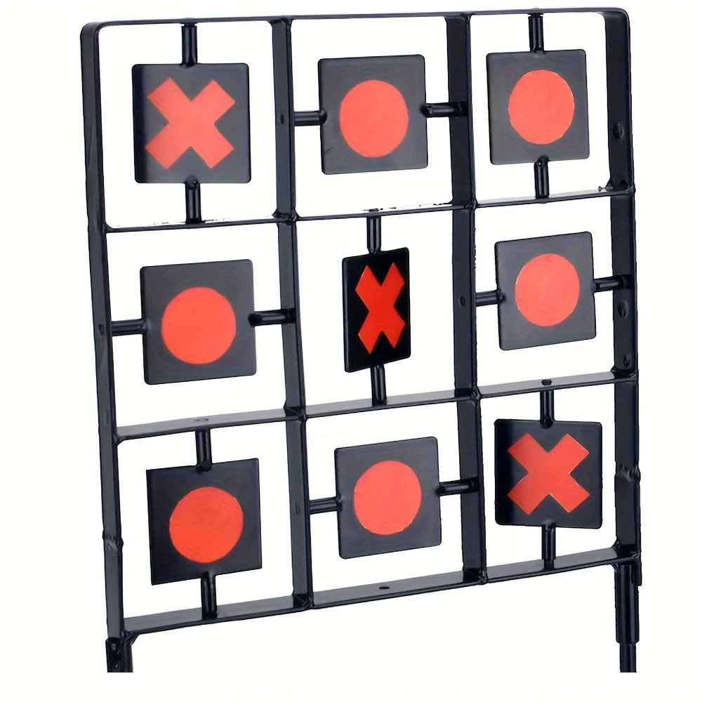 Dual-Style Tic Tac Toe Target for Airsoft & BB Guns - 11.8"x9.06" Metal Competition Target Includes Multiple Game Sticker Packs
Dual-Style Tic Tac Toe Target for Airsoft & BB Guns - 11.8"x9.06" Metal Competition Target Includes Multiple Game Sticker Packs