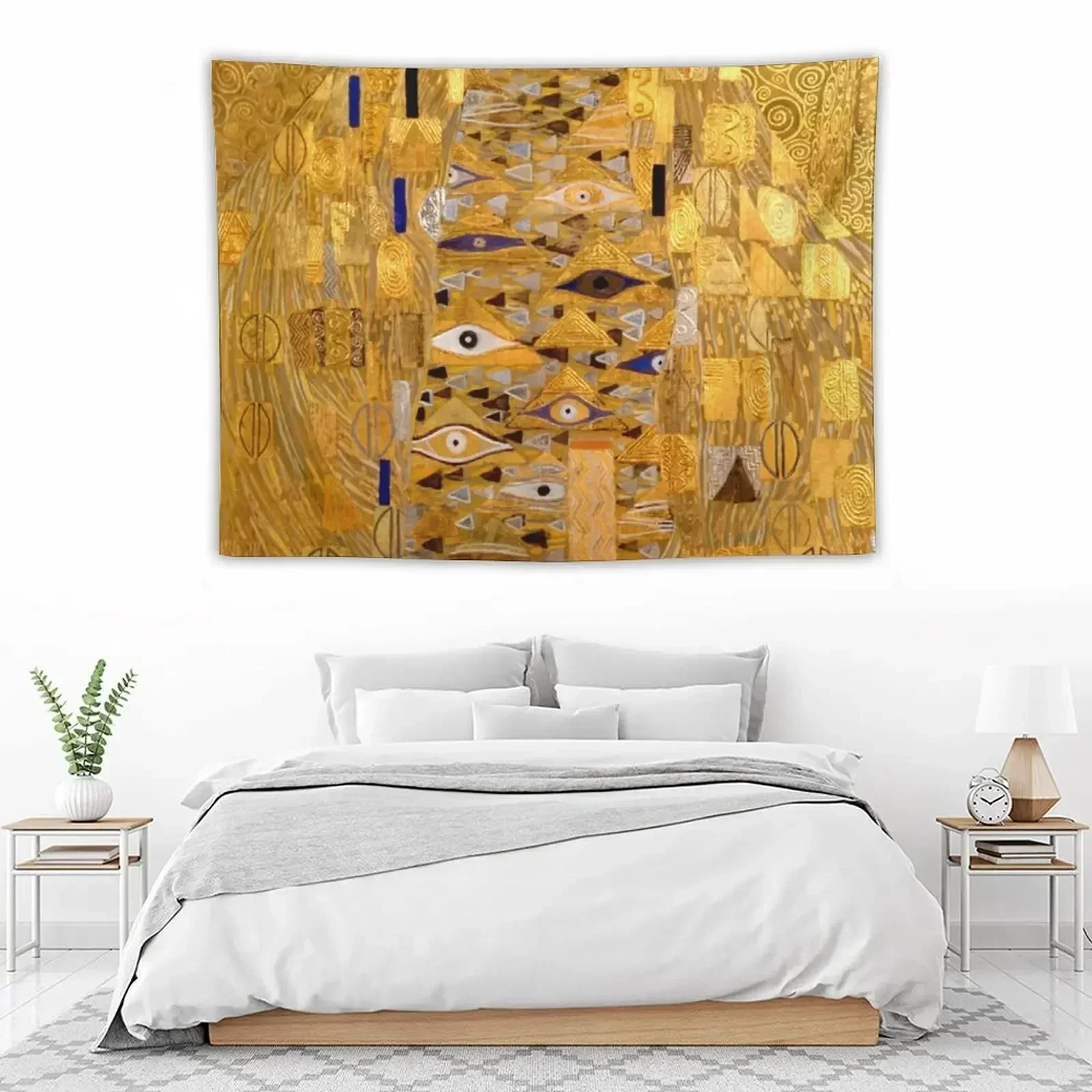 Adele Bloch-Bauer I - Detail by Gustav Klimt Gold Tapestry Aesthetic Room Decorations Decoration Room Tapestry
Adele Bloch-Bauer I - Detail by Gustav Klimt Gold Tapestry Aesthetic Room Decorations Decoration Room Tapestry