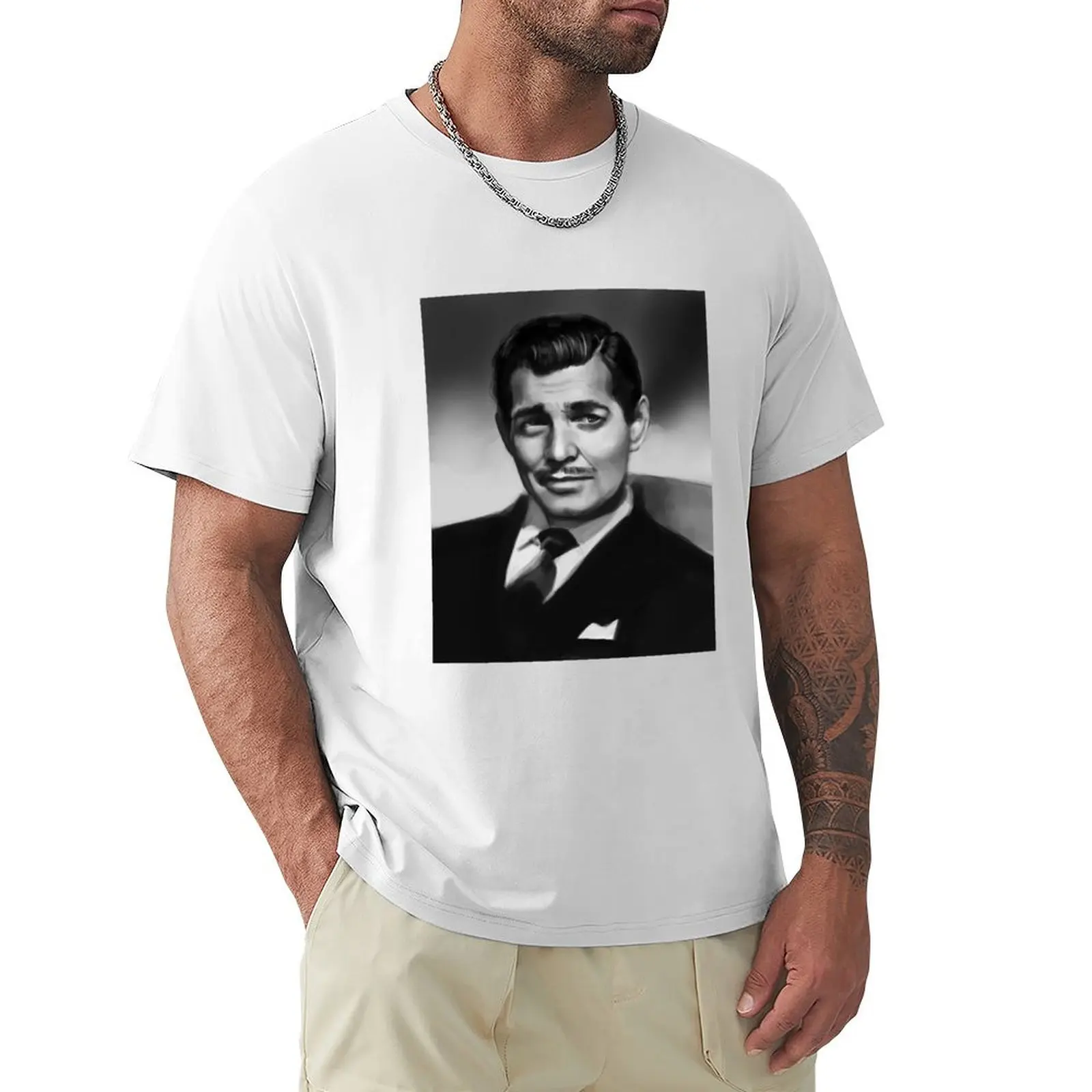 Clark Gable - Rhett Butler T-Shirt animal prinfor boys kawaii clothes oversized new edition mens workout shirts
Clark Gable - Rhett Butler T-Shirt animal prinfor boys kawaii clothes oversized new edition mens workout shirts