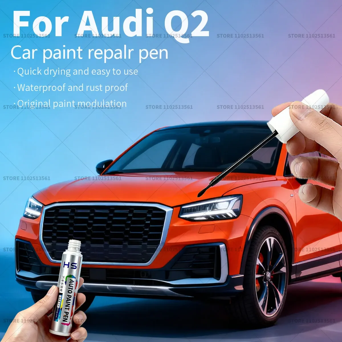 Ручка для ремонта автомобильной краски для Audi Q2 Touch Up Scratch Remover DIY Автоаксессуары Белый LS9R Черный LB7R Серый LX7M LZ7S Синий LX5J
Ручка для ремонта автомобильной краски для Audi Q2 Touch Up Scratch Remover DIY Автоаксессуары Белый LS9R Черный LB7R Серый LX7M LZ7S Синий LX5J