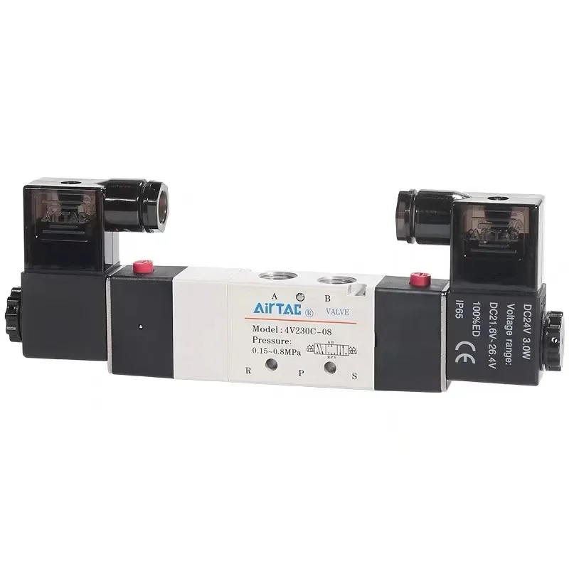 Solenoid 4V210-08310 110 410DC24V control Air valve Two-position five-way reversing valve
Solenoid 4V210-08310 110 410DC24V control Air valve Two-position five-way reversing valve