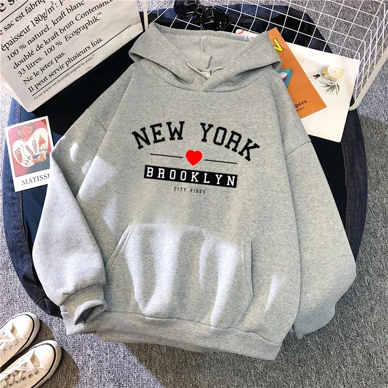 Женская толстовка с принтом Brooklyn, свободная толстовка высокого качества с капюшоном, женская осенне-зимняя домашняя уличная удобная повседневная теплая пуловер
Женская толстовка с принтом Brooklyn, свободная толстовка высокого качества с капюшоном, женская осенне-зимняя домашняя уличная удобная повседневная теплая пуловер