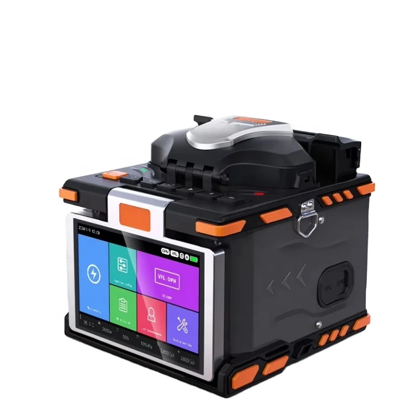 M5 Fusion Splicer 6 motors 5.5 inch touch screen network compatible multifunctional fiber optic fusion splicer
M5 Fusion Splicer 6 motors 5.5 inch touch screen network compatible multifunctional fiber optic fusion splicer