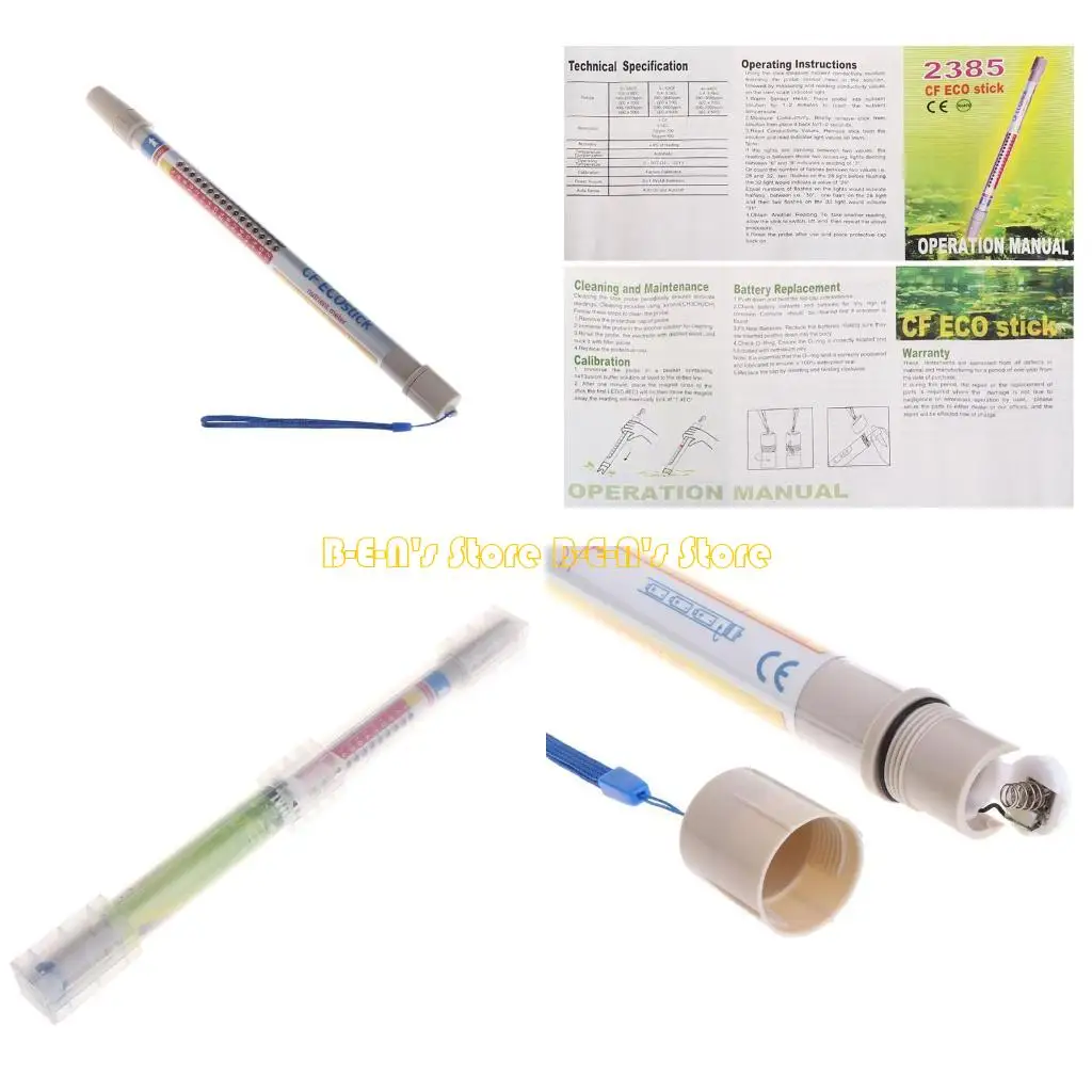 Y1AD Waterproof 4 in1 Hydroponics Nutrient EC ppm Meter Soil Conductivity Tester
Y1AD Waterproof 4 in1 Hydroponics Nutrient EC ppm Meter Soil Conductivity Tester