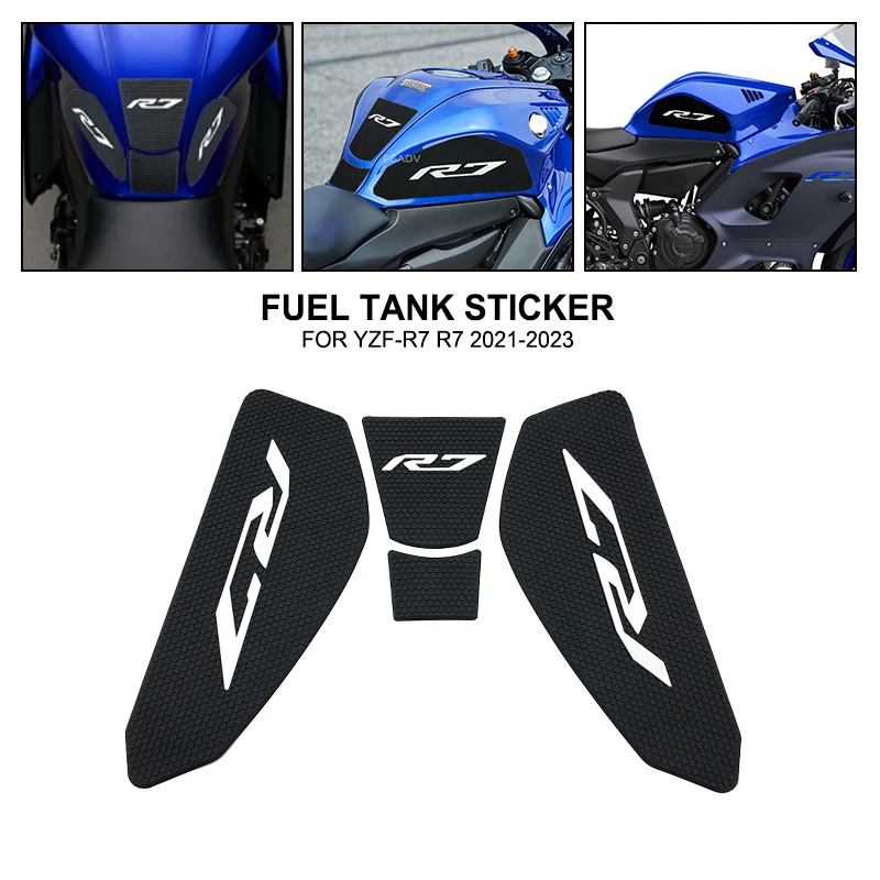 Подходит для Yamaha YZFR7, Задняя панель для топливного бака, модель YZF R7 2021 2022 2023, защита для ручки бака, противоскользящая подкладка, наклейка на топливный бак
Подходит для Yamaha YZFR7, Задняя панель для топливного бака, модель YZF R7 2021 2022 2023, защита для ручки бака, противоскользящая подкладка, наклейка на топливный бак