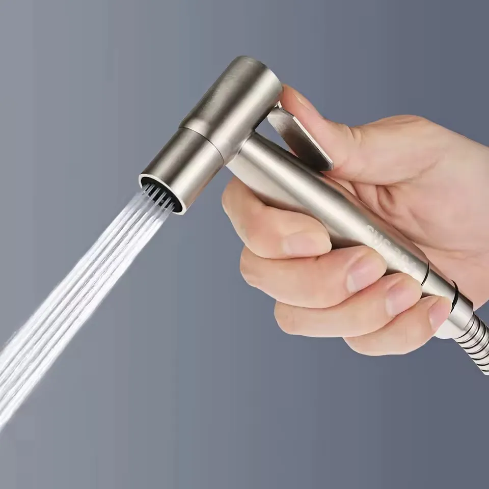 Toilet Sprayer Gun Stainless Steel Hand Bidet Faucet for Bathroom Hand Sprayer Shower Head Self Cleaning Bathroom Fixture
Toilet Sprayer Gun Stainless Steel Hand Bidet Faucet for Bathroom Hand Sprayer Shower Head Self Cleaning Bathroom Fixture