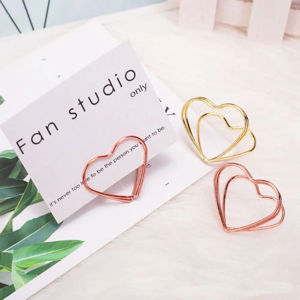 10 Pcs/set Heart-shape Design Love Shape Card Holders Easy to Use Flexible Metal Photos Clips Simple Message Card Stand
10 Pcs/set Heart-shape Design Love Shape Card Holders Easy to Use Flexible Metal Photos Clips Simple Message Card Stand