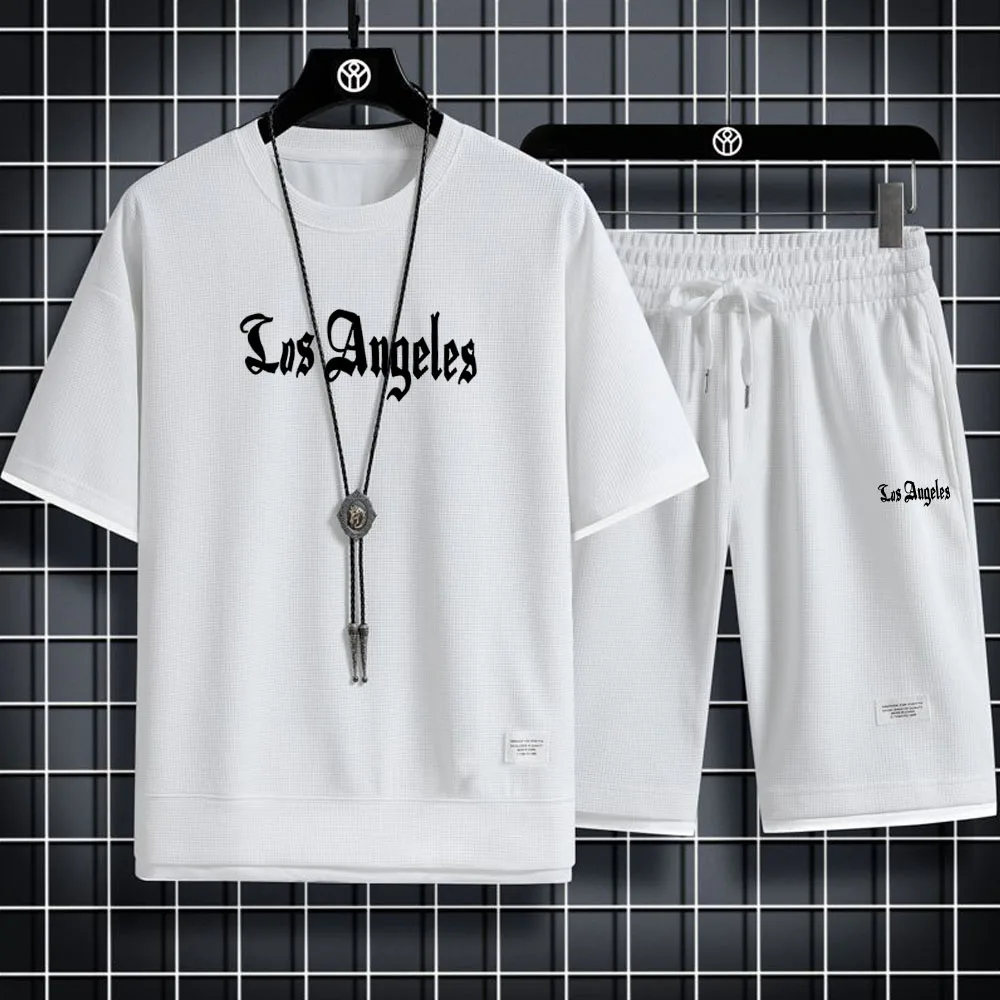 Short-sleeved Tees Oversized Breathable Waffle Casual Sports Men's t-shirts 2025 Summer New Trend Waffle T shirts Hip-Hop Thin
Short-sleeved Tees Oversized Breathable Waffle Casual Sports Men's t-shirts 2025 Summer New Trend Waffle T shirts Hip-Hop Thin