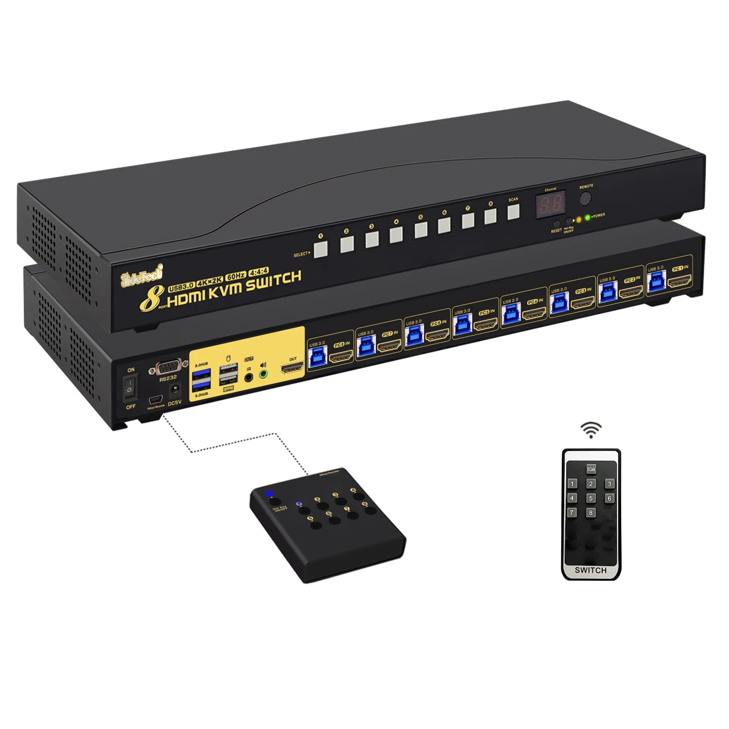 JideTech USB KVM-переключатель, 8 портов, разрешение до 4K при 60 Гц, концентратор USB 3.0, переключатель RS232, поддержка переключения мыши с возможностью горячей клавиши для Linux
JideTech USB KVM-переключатель, 8 портов, разрешение до 4K при 60 Гц, концентратор USB 3.0, переключатель RS232, поддержка переключения мыши с возможностью горячей клавиши для Linux
