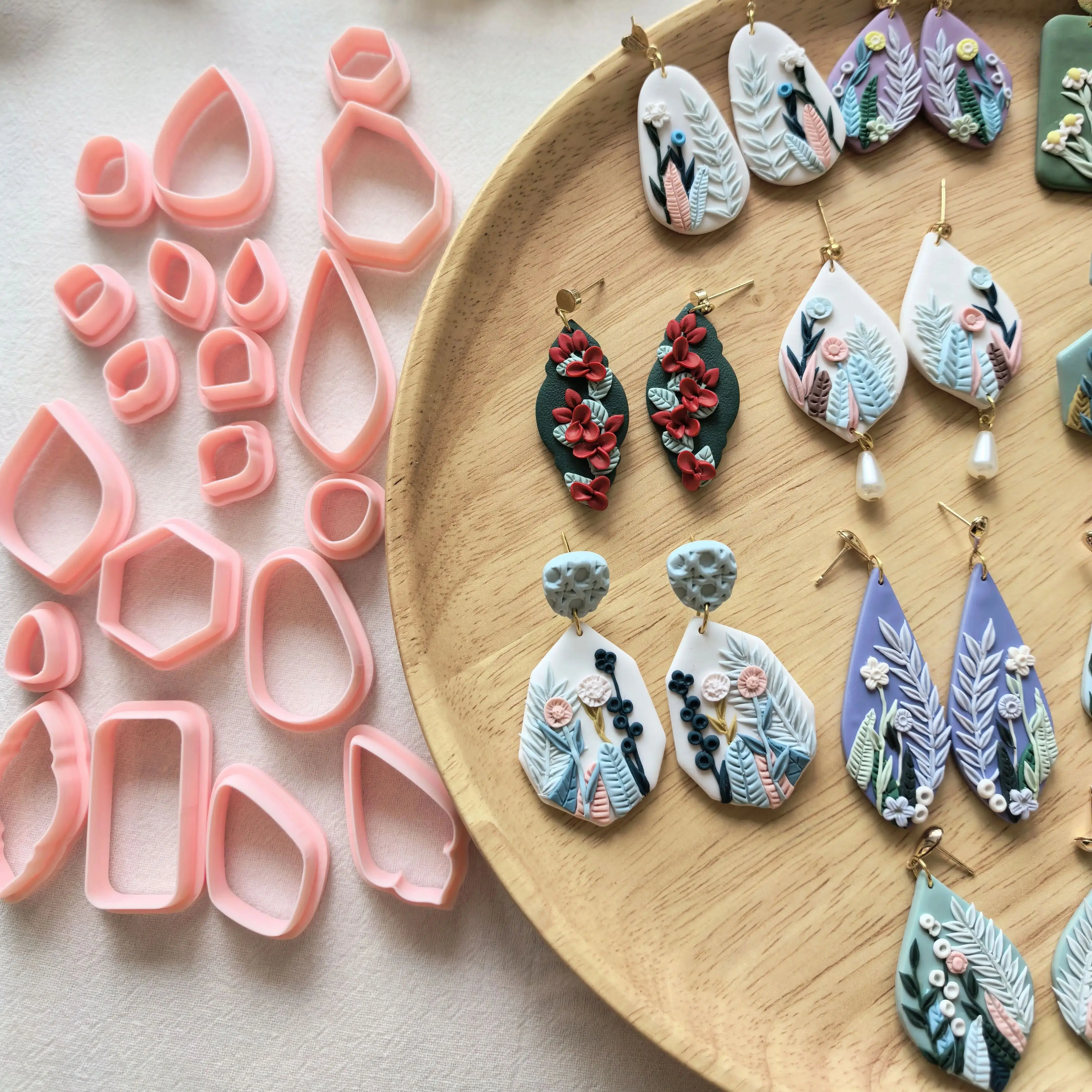 Crops Series Polymer Clay Cutter Peanuts/Pumpkins/Hazelnuts/Cabbage/Mushrooms Clay Cutting Molds DIY Earrings Jewelry Making
Crops Series Polymer Clay Cutter Peanuts/Pumpkins/Hazelnuts/Cabbage/Mushrooms Clay Cutting Molds DIY Earrings Jewelry Making