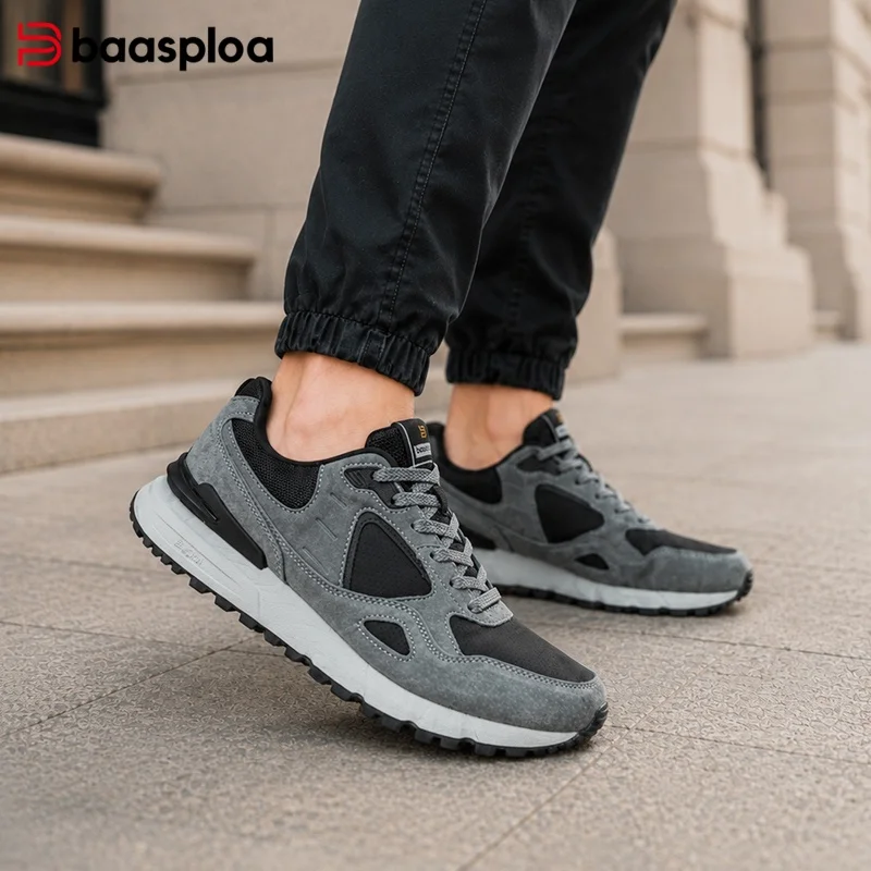 Baasploa Men Casual Walking Shoes Leather Upper Fashion Sneakers Comfort Daily Wear Lifestyle Footwear Classic Sport Shoes
Baasploa Men Casual Walking Shoes Leather Upper Fashion Sneakers Comfort Daily Wear Lifestyle Footwear Classic Sport Shoes