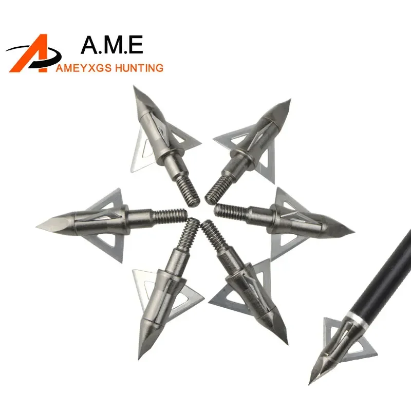 12PCS Stainless Steel Montec Broahdeads Striker Fixed Blade Arrowheads 100Grain for Recurve Bow Compound Bow Archery Hunting
12PCS Stainless Steel Montec Broahdeads Striker Fixed Blade Arrowheads 100Grain for Recurve Bow Compound Bow Archery Hunting