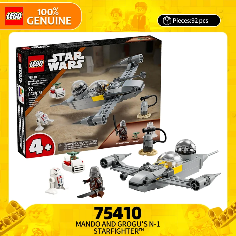Строительные блоки Lego Star Wars 75410, детская игрушка-головоломка «Мандалорец и звездолет Gugu N-1», подарок на день Святого Валентина
Строительные блоки Lego Star Wars 75410, детская игрушка-головоломка «Мандалорец и звездолет Gugu N-1», подарок на день Святого Валентина