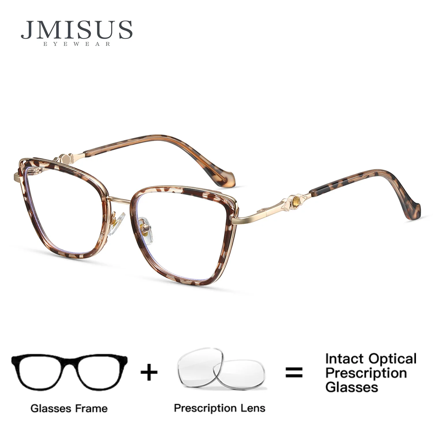JMISUS Ultralight Metal Square Myopia Glasses Woman Anti-Blue Light Cat Eye Progressive Multifocal Prescription Eyewear
JMISUS Ultralight Metal Square Myopia Glasses Woman Anti-Blue Light Cat Eye Progressive Multifocal Prescription Eyewear