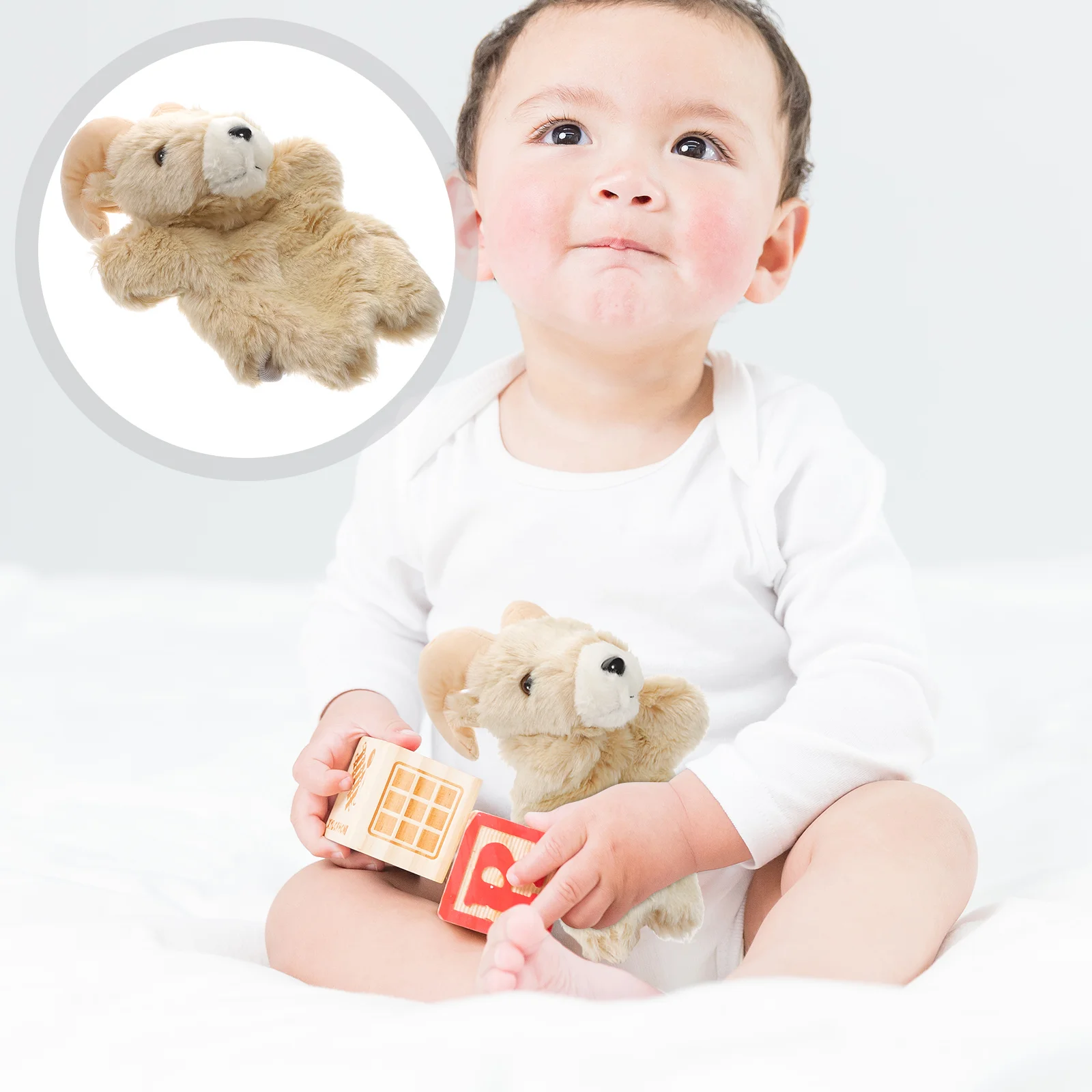 Goat Puppet Stuffed Plush Toy Baby Animal Puppets Childrens Toys for Adults Adorable Hand Animals Kids
Goat Puppet Stuffed Plush Toy Baby Animal Puppets Childrens Toys for Adults Adorable Hand Animals Kids