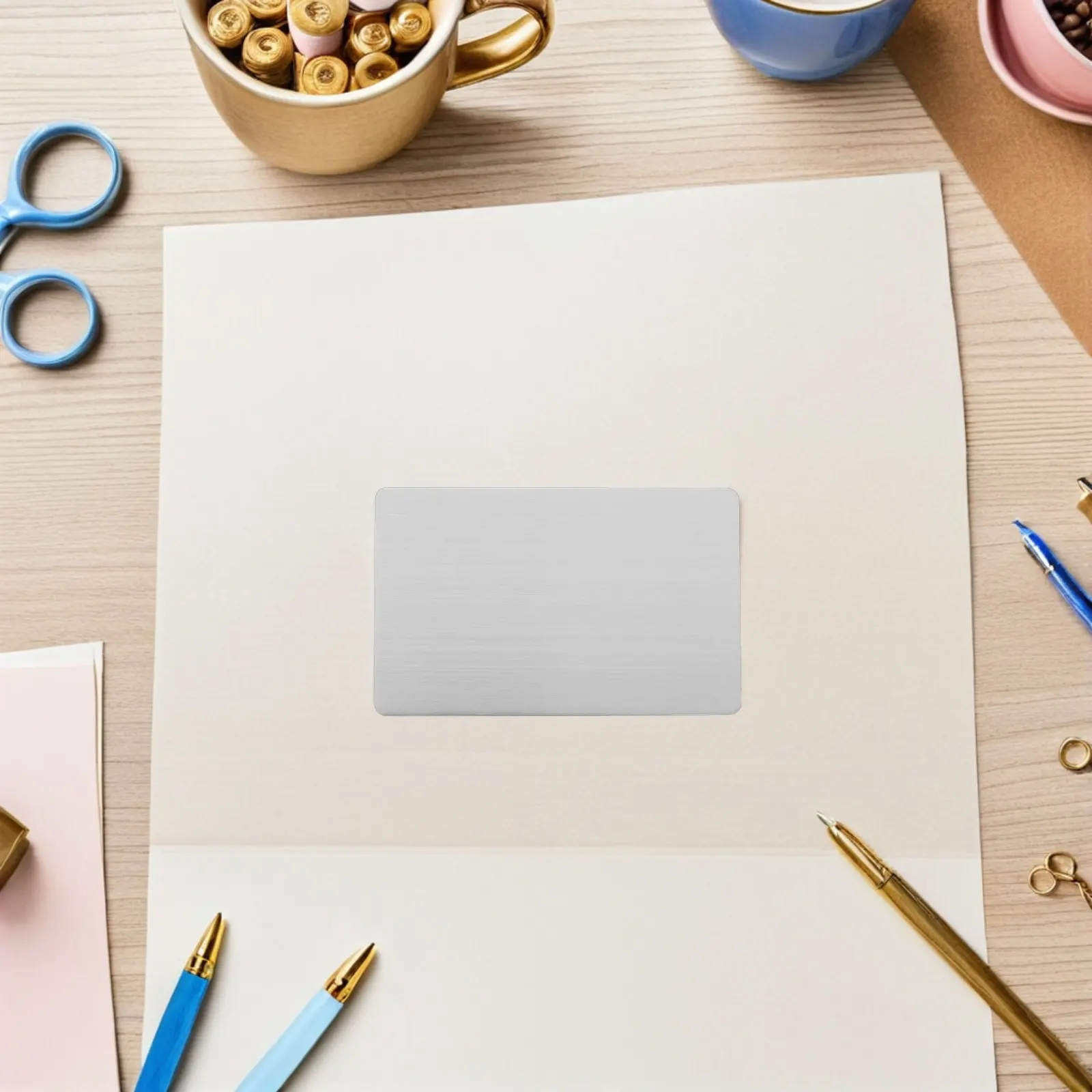 10Pcs Premium Stainless Steel Metal Business Card Blanks DIY Engraving Nameplate Sheets for Professional Networking
10Pcs Premium Stainless Steel Metal Business Card Blanks DIY Engraving Nameplate Sheets for Professional Networking