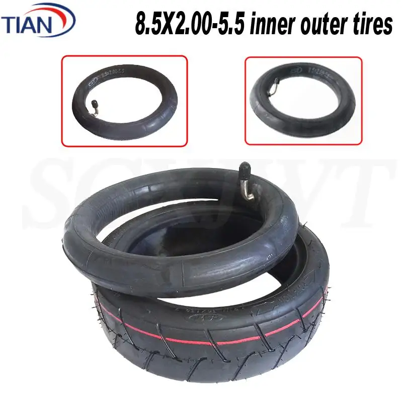 High Quality 8.5x2.00-5.5 Tire Inner Tube Outer Tire 8.5*2.00-5 CST Tyre for Electric Scooter Parts
High Quality 8.5x2.00-5.5 Tire Inner Tube Outer Tire 8.5*2.00-5 CST Tyre for Electric Scooter Parts