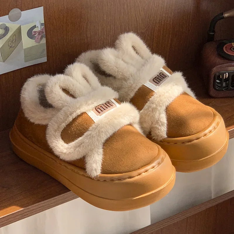 2024 New Cute Rabbit Cotton Slippers for Women Winter Warmth Indoor Outdoor Home Furnishings Plush Thick Bottom Bag Heels Shoes
2024 New Cute Rabbit Cotton Slippers for Women Winter Warmth Indoor Outdoor Home Furnishings Plush Thick Bottom Bag Heels Shoes