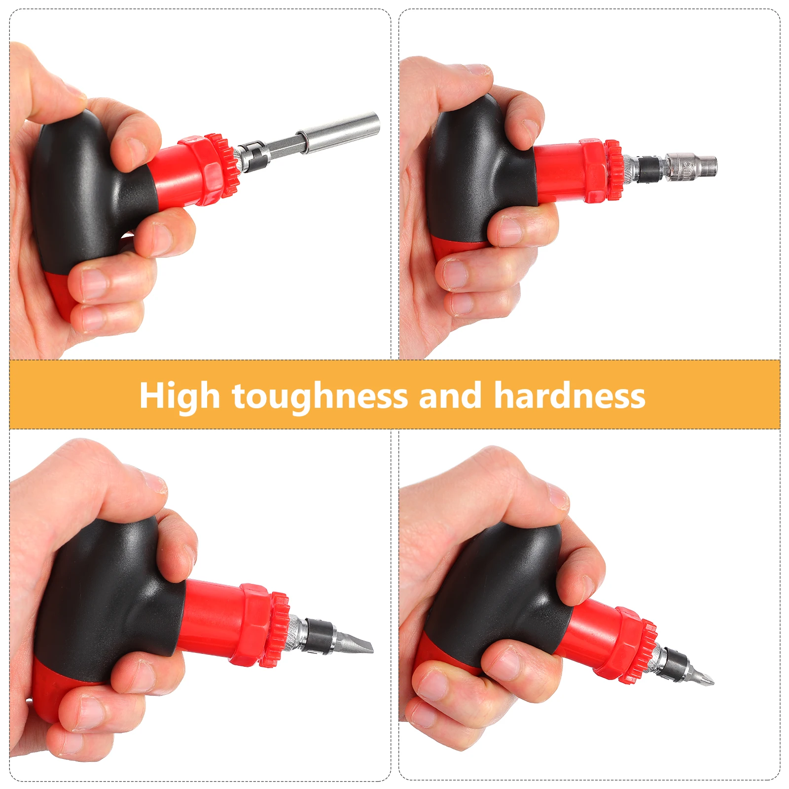 1Set T-Handle Ratchet Screwdriver Wrench Set Steel Repair Kit Durable High Torque Mechanical Maintenance Ratchet Screwdriver
1Set T-Handle Ratchet Screwdriver Wrench Set Steel Repair Kit Durable High Torque Mechanical Maintenance Ratchet Screwdriver