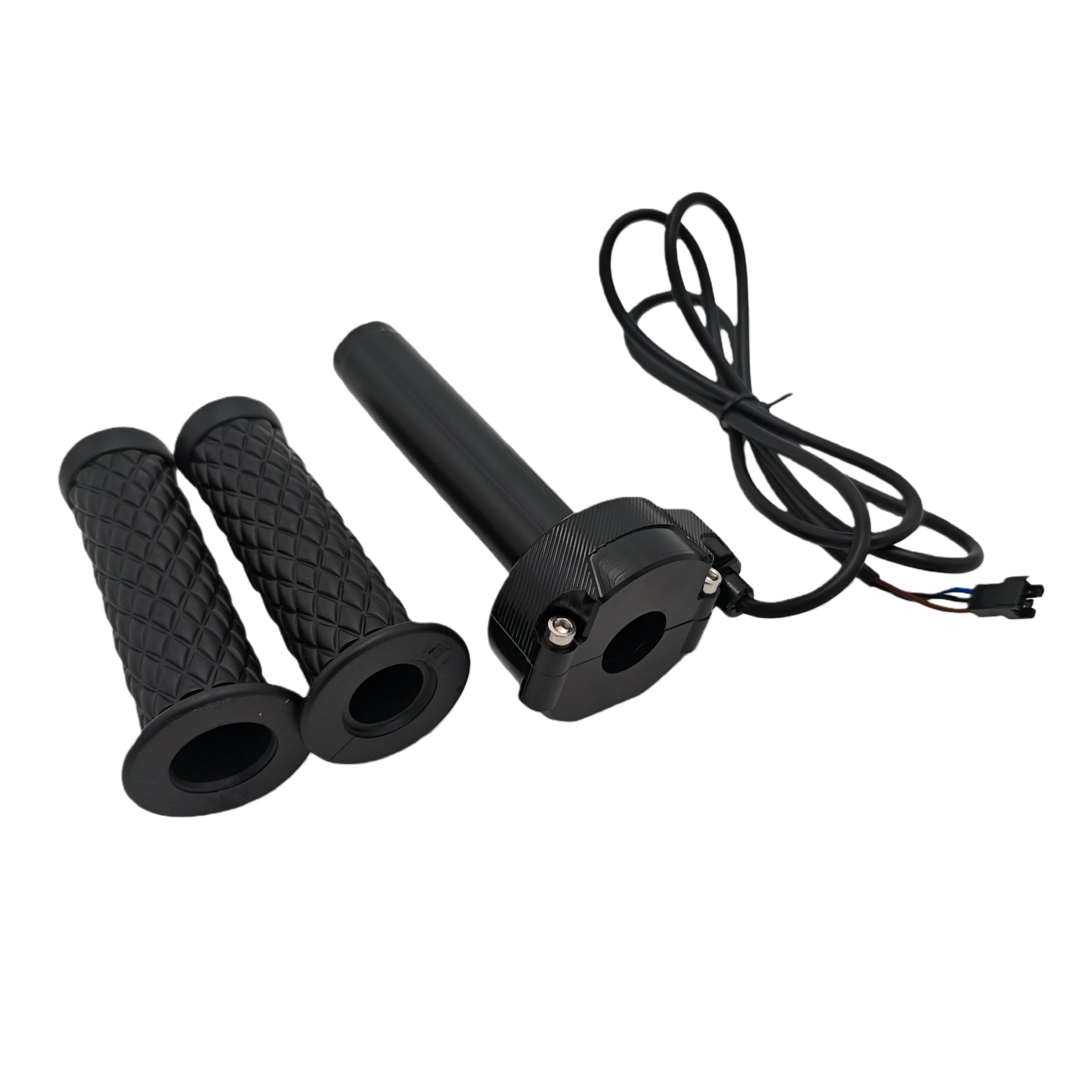 CNC Ebike Sur ron Style black Full Twist Throttle with Hand Grips SM 3pin Plug 36V 48V 52V 60V 72V Electric Bicycle
CNC Ebike Sur ron Style black Full Twist Throttle with Hand Grips SM 3pin Plug 36V 48V 52V 60V 72V Electric Bicycle