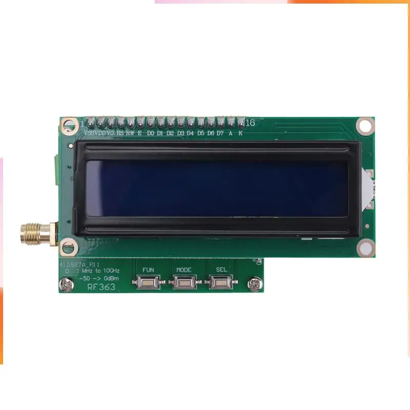 A92Z Умный цифровой измеритель мощности RF от 1 МГц до 10 ГГц от -50 до 0Dbm Модуль прибора для измерения радиочастотных сигналов Набор значений затухания Легко
A92Z Умный цифровой измеритель мощности RF от 1 МГц до 10 ГГц от -50 до 0Dbm Модуль прибора для измерения радиочастотных сигналов Набор значений затухания Легко