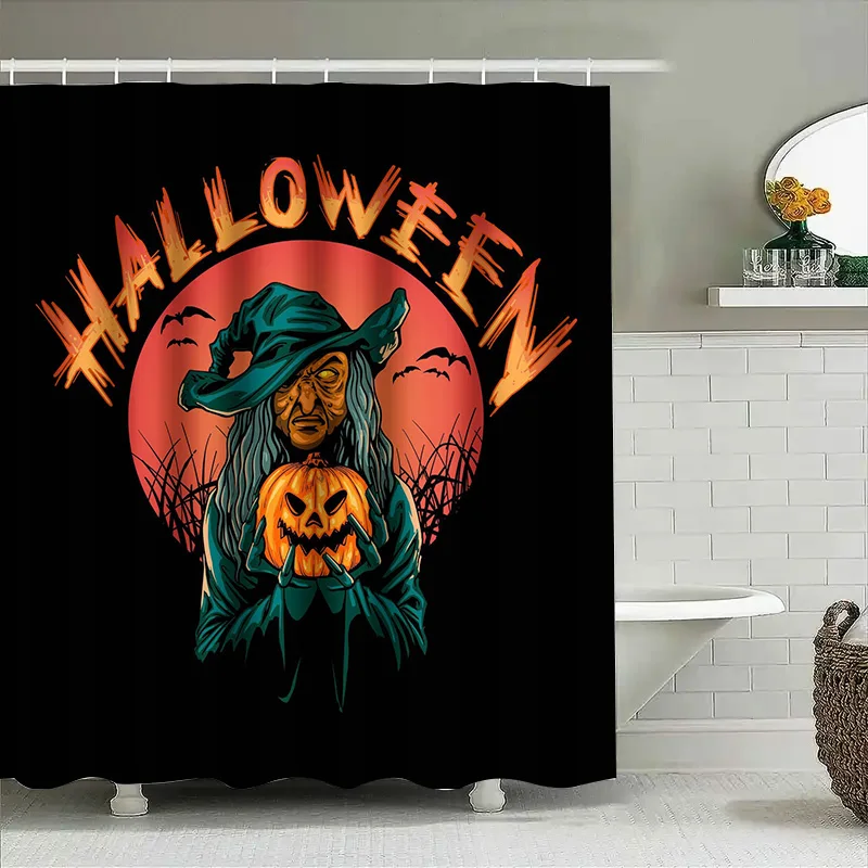 1PCHэллоуин силуэт ведьмы темная страшная занавеска для ванной комнаты для домашнего декора
1PCHэллоуин силуэт ведьмы темная страшная занавеска для ванной комнаты для домашнего декора