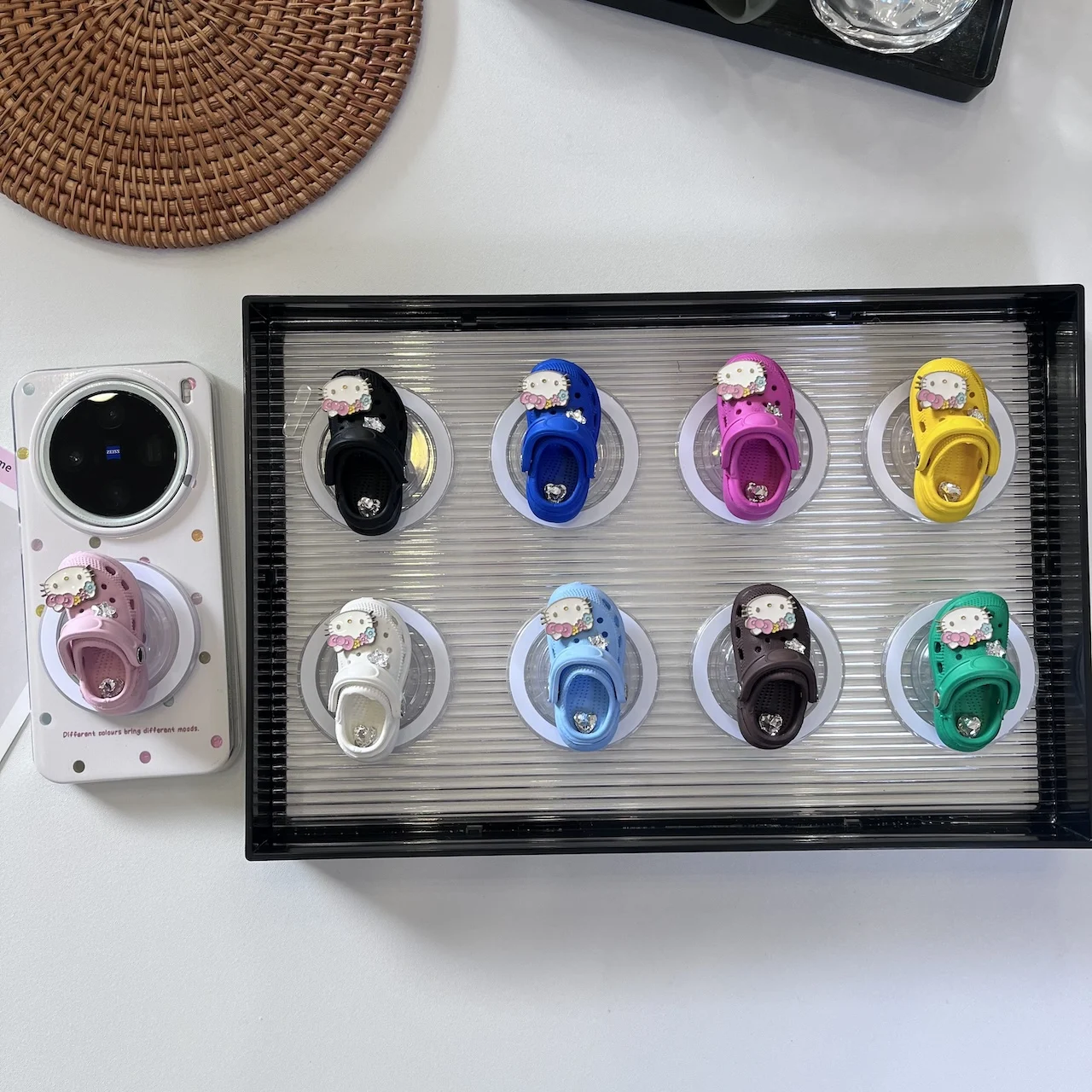 Kawaii Magnetic Grip Tok For Hello Kitty Mini Clog Shoe Bling Rhinestone Finger Stand Cute Phone Holder For iPhone Samsung
Kawaii Magnetic Grip Tok For Hello Kitty Mini Clog Shoe Bling Rhinestone Finger Stand Cute Phone Holder For iPhone Samsung