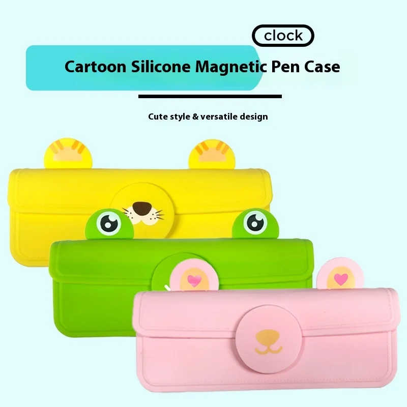 Силиконовый пенал с мультяшной лягушкой/медведем/тизром, большой вместительный держатель для ручек, кавайная портативная сумка для ручек с животными для детей, подарки на день рождения
Силиконовый пенал с мультяшной лягушкой/медведем/тизром, большой вместительный держатель для ручек, кавайная портативная сумка для ручек с животными для детей, подарки на день рождения