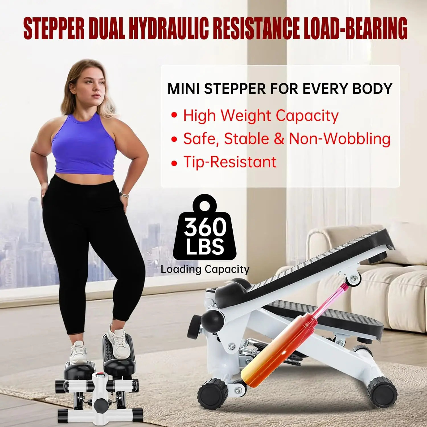 Home Portable Mini Stepper and Waist Fitness Exercise Stair Stepper Machine With Lcd Monitor for Home Exercise Workout
Home Portable Mini Stepper and Waist Fitness Exercise Stair Stepper Machine With Lcd Monitor for Home Exercise Workout