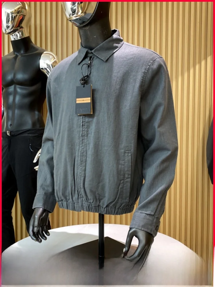 Льняная куртка-пилот мужская, дышащая, приятная к телу, высококачественная, весенне-летняя, из смесового льна и хлопка, приталенного кроя
Льняная куртка-пилот мужская, дышащая, приятная к телу, высококачественная, весенне-летняя, из смесового льна и хлопка, приталенного кроя