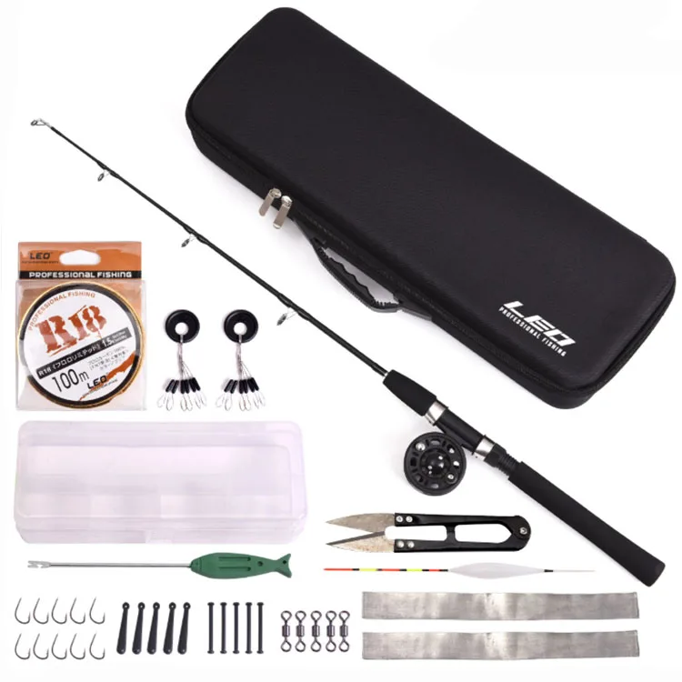 80cm Ice fishing rod and reel combos fishing rod set with fly reel Bait Hook Nylon Bag Kit Set fishing combo set
80cm Ice fishing rod and reel combos fishing rod set with fly reel Bait Hook Nylon Bag Kit Set fishing combo set