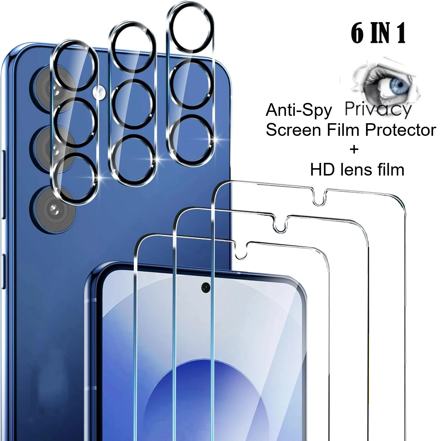 6IN1 9H HD Tempered Glass Screen Protector For Samsung A57 A37 A17 A07 A35 A55 A16 A36 A56 Lens Protect Film Fingerprint Unlock
6IN1 9H HD Tempered Glass Screen Protector For Samsung A57 A37 A17 A07 A35 A55 A16 A36 A56 Lens Protect Film Fingerprint Unlock