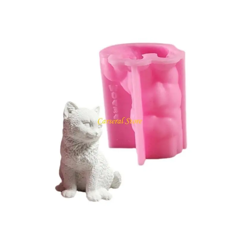 M4YF Delicate Cats Shaped Display Decorations Silicone Mold for Ornament Crafting
M4YF Delicate Cats Shaped Display Decorations Silicone Mold for Ornament Crafting
