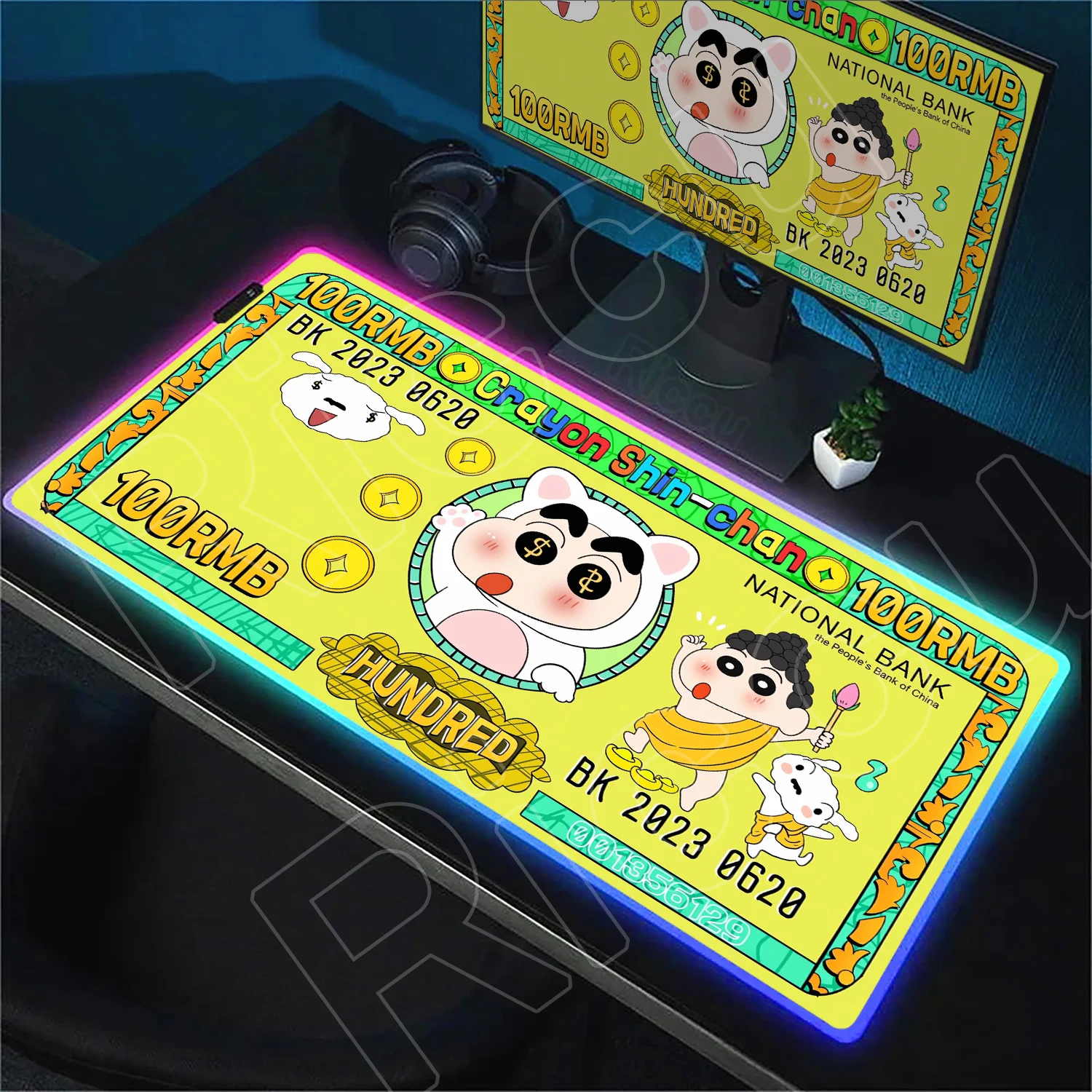 RGB Gaming Mouse Pad Anime Crayon Shin-chans Mouse Mat LED Large Gamer Mousepad XXL Keyboard LED Luminous Table Mat With Backlit
RGB Gaming Mouse Pad Anime Crayon Shin-chans Mouse Mat LED Large Gamer Mousepad XXL Keyboard LED Luminous Table Mat With Backlit