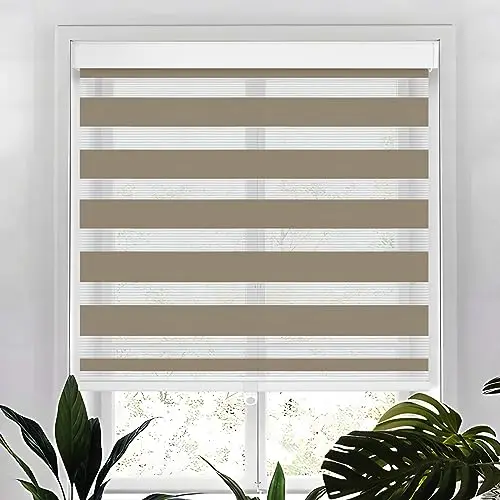 Customized Cordless Durable Room Darkening Horizontal Sheer Shades Dual-layered Zebra Roller Window Blinds
Customized Cordless Durable Room Darkening Horizontal Sheer Shades Dual-layered Zebra Roller Window Blinds