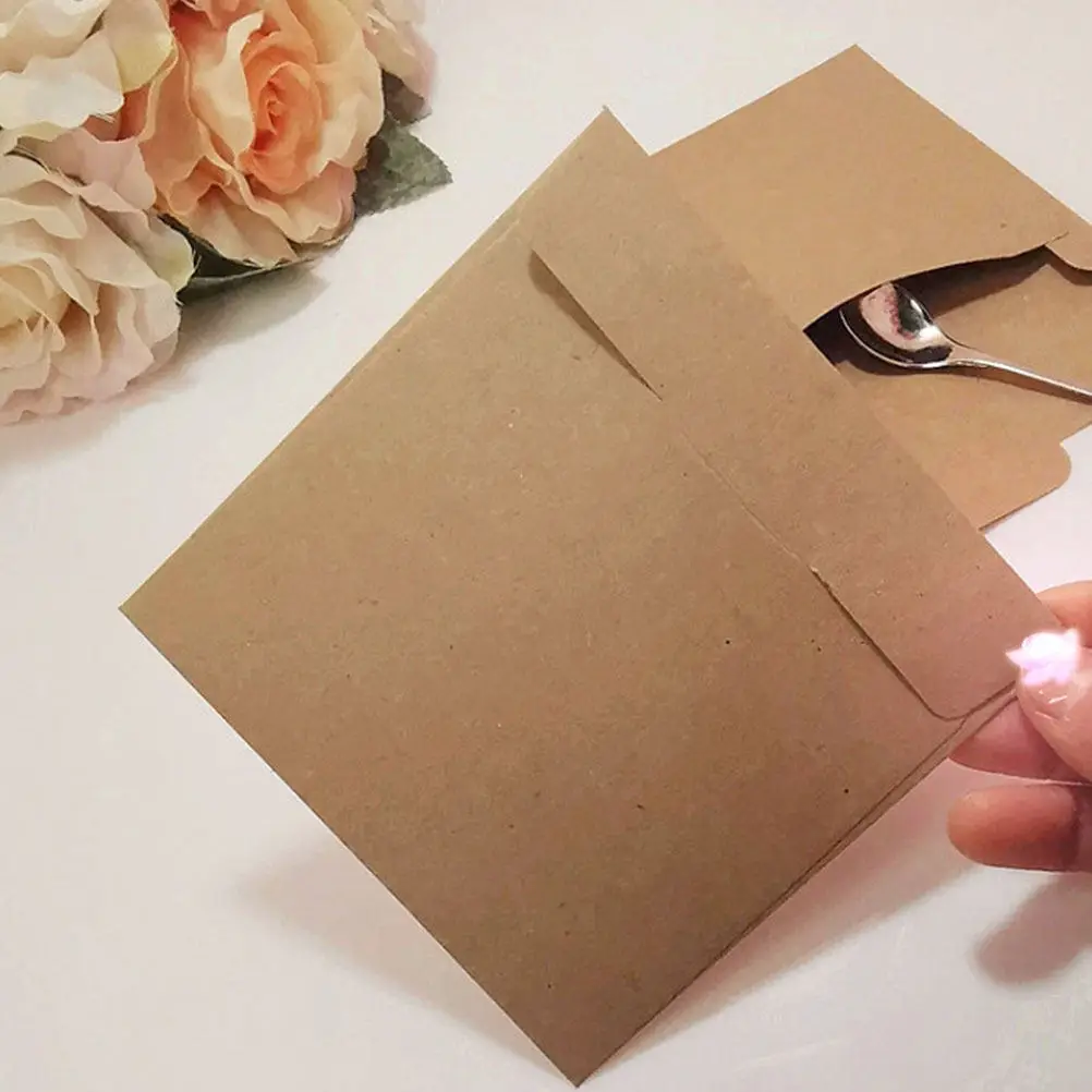 100Pcs Cd Envelopes Kraft Paper Greeting Card Envelopes Self Seal Wedding Invitation Business Card Money Envelope Small Envelope
100Pcs Cd Envelopes Kraft Paper Greeting Card Envelopes Self Seal Wedding Invitation Business Card Money Envelope Small Envelope