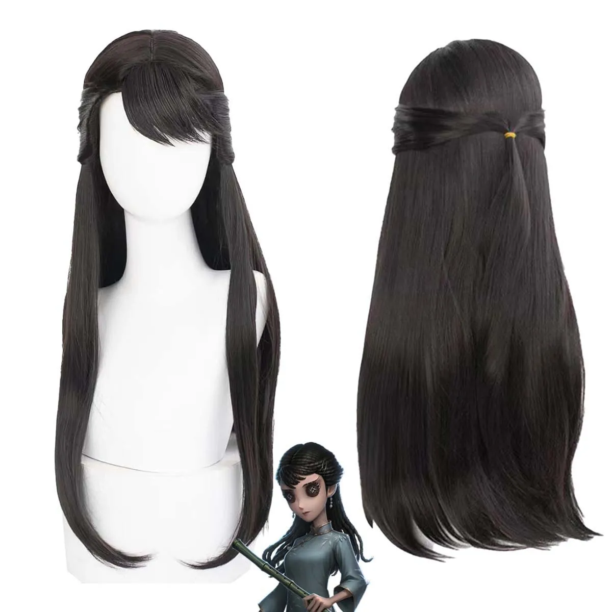 Хэллоуин Game Identity V Cos Антикварный дилер Cos Антикварный длинный прямой парик с черными волосами
Хэллоуин Game Identity V Cos Антикварный дилер Cos Антикварный длинный прямой парик с черными волосами