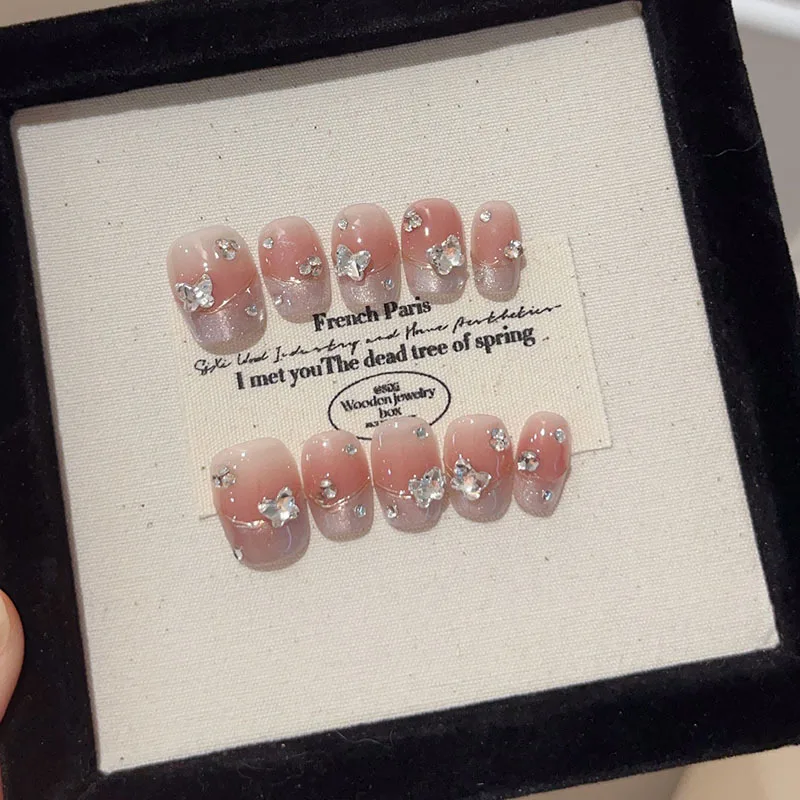 10Pcs Short Handmade Press on Nails Cat Eye Fake Nails Wearable Stick-on Nails False Nail Накладные Ногти Uñas Postizas 네일팁
10Pcs Short Handmade Press on Nails Cat Eye Fake Nails Wearable Stick-on Nails False Nail Накладные Ногти Uñas Postizas 네일팁