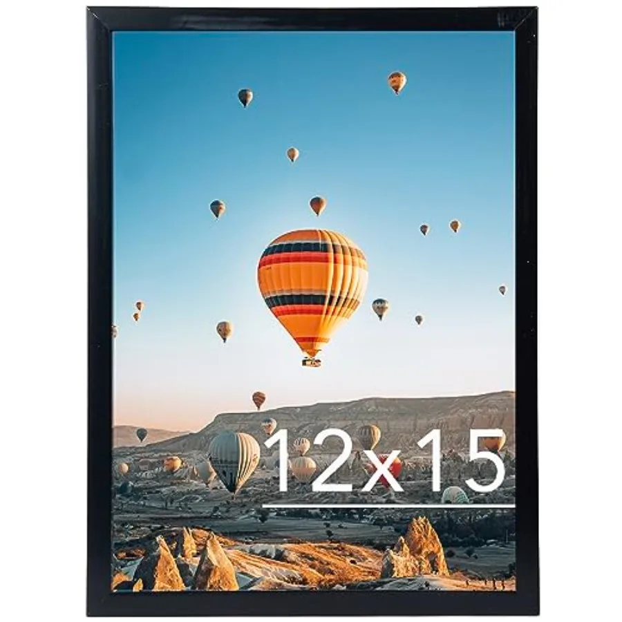 12x15 inch Picture Frame, Horizontal and Vertical Formats for Wall Hanging, 12 x 15 Wall Gallery Poster Photo Frame with Shatte
12x15 inch Picture Frame, Horizontal and Vertical Formats for Wall Hanging, 12 x 15 Wall Gallery Poster Photo Frame with Shatte