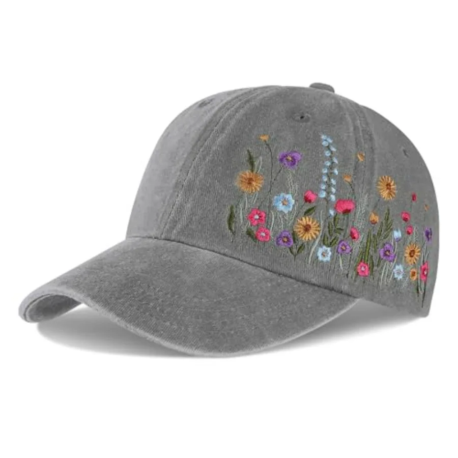 Trendy Embroidered Baseball Cap for Girls Women Men - Adjustable Soft Breathable Hats for Casual Wear
Trendy Embroidered Baseball Cap for Girls Women Men - Adjustable Soft Breathable Hats for Casual Wear