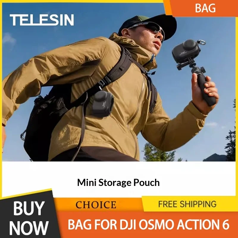 Мини-защитная сумка TELESIN для DJI Osmo Action 6, водонепроницаемый чехол для хранения и транспортировки камеры DJI Action 6, защитный кейс.
Мини-защитная сумка TELESIN для DJI Osmo Action 6, водонепроницаемый чехол для хранения и транспортировки камеры DJI Action 6, защитный кейс.