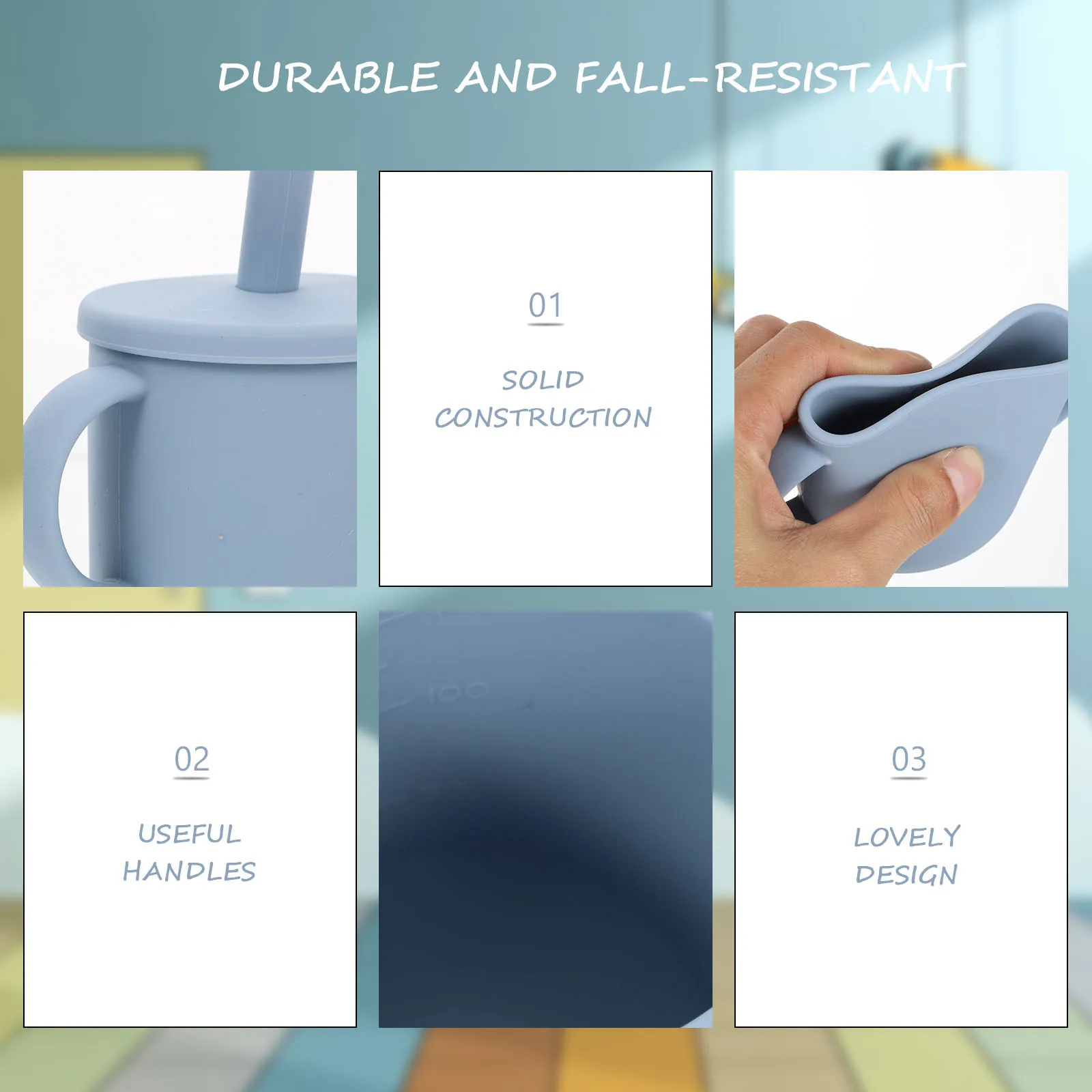 1Set Baby Silicone Training Cup Toddler Drop Resistant Water Cup Kids Learning Drinking Mug Ergonomic Handle Kids Water Mug
1Set Baby Silicone Training Cup Toddler Drop Resistant Water Cup Kids Learning Drinking Mug Ergonomic Handle Kids Water Mug