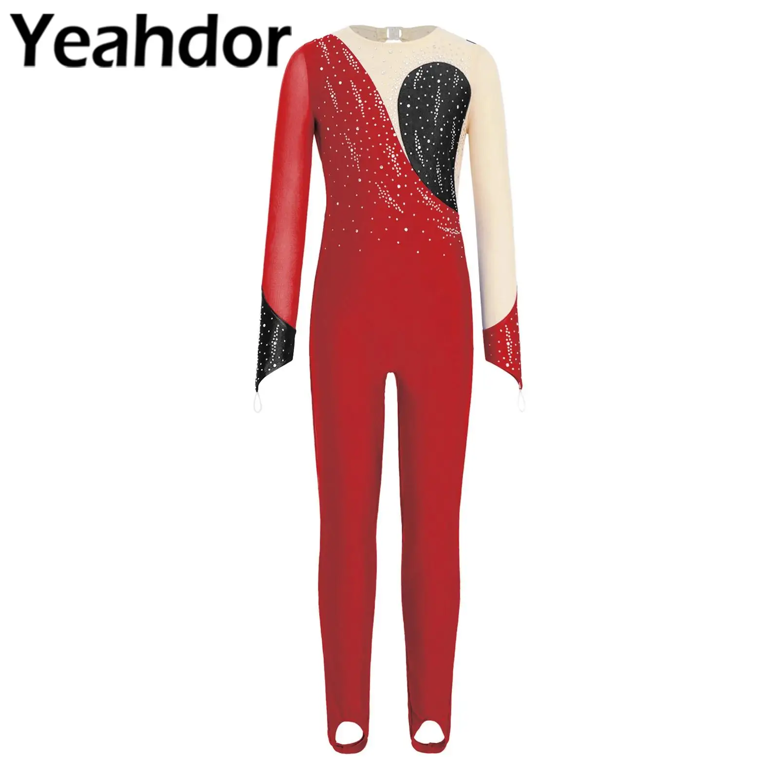 Детский гимнастический костюм для девочек, балетный комбинезон с длинными рукавами, отверстиями для пальцев, сетчатой спинкой с вырезом и костюм для фигурного катания
Детский гимнастический костюм для девочек, балетный комбинезон с длинными рукавами, отверстиями для пальцев, сетчатой спинкой с вырезом и костюм для фигурного катания