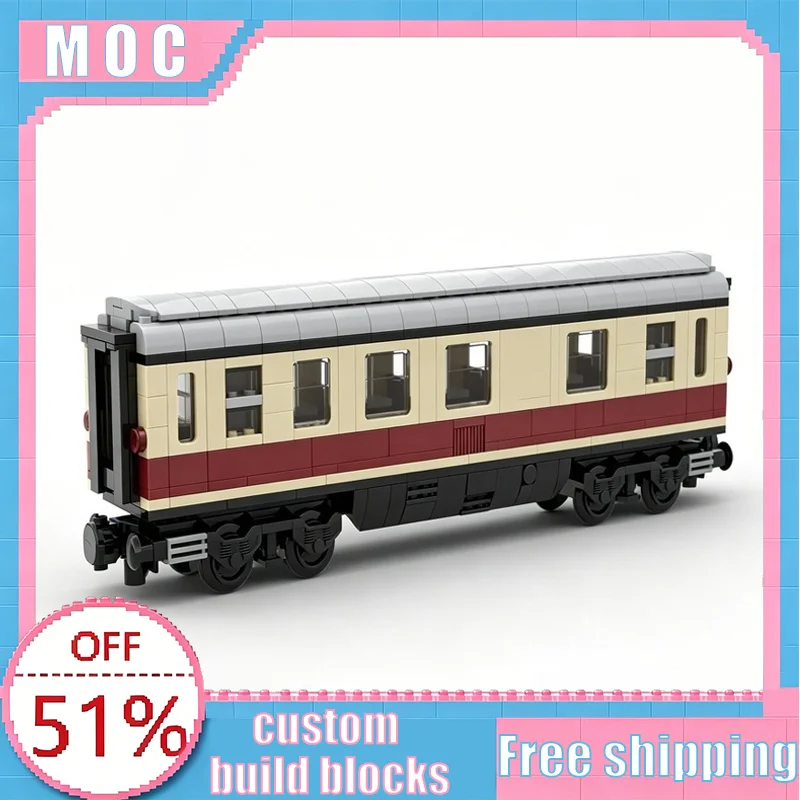596PCS MOC Vintage TEE Rheingold 1St Class Compartment Wagon Train Car Model Custom Building Block Educational Assembly Toy Gift
596PCS MOC Vintage TEE Rheingold 1St Class Compartment Wagon Train Car Model Custom Building Block Educational Assembly Toy Gift