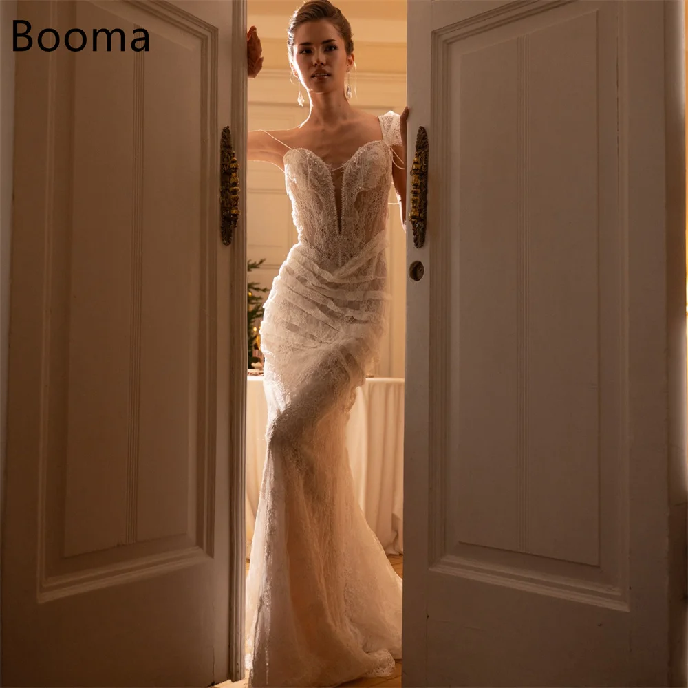 Booma A-Line One-Shoulder Lace Appliques Elegant Wedding Dresses Long Simple Brides Gown Custom Made 2025
Booma A-Line One-Shoulder Lace Appliques Elegant Wedding Dresses Long Simple Brides Gown Custom Made 2025