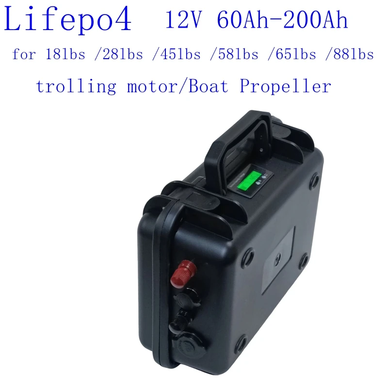 Lifepo4 12V 60Ah 80Ah 100Ah 120Ah 150Ah 200Ah Lithium Battery For 18lbs-88lbs Thruster Boat Propeller Yachts Outdoor Camping
Lifepo4 12V 60Ah 80Ah 100Ah 120Ah 150Ah 200Ah Lithium Battery For 18lbs-88lbs Thruster Boat Propeller Yachts Outdoor Camping