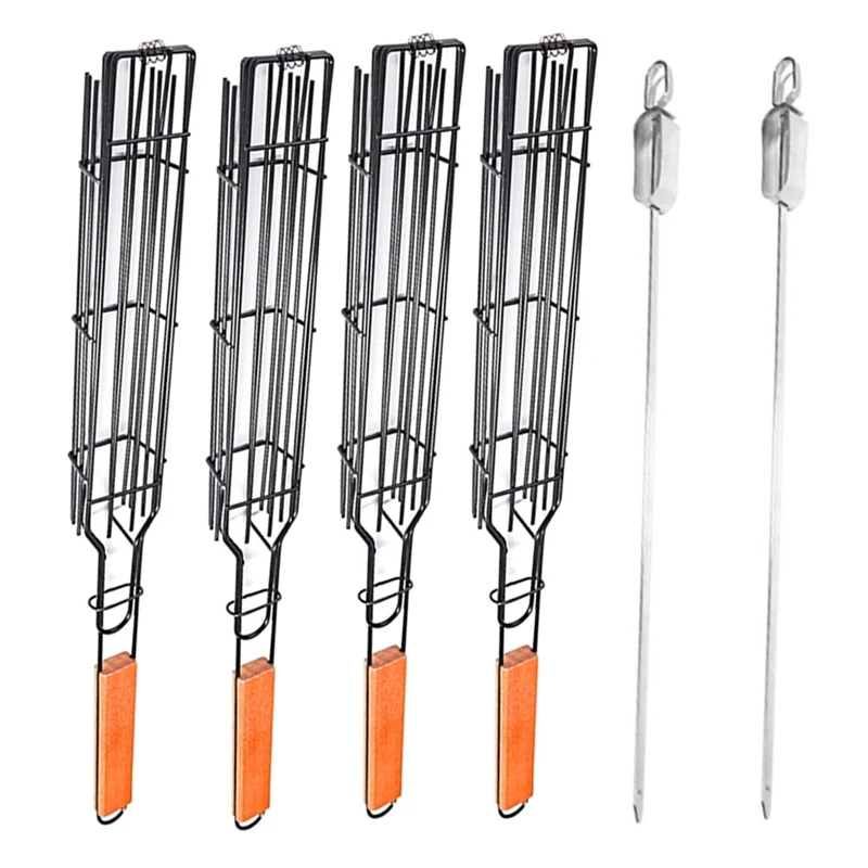6Pcs BBQ Grilling Basket Stainless Steel Barbecue Grill Basket Tools Grill Mesh For Fish Vegetable Steak BBQ Tools
6Pcs BBQ Grilling Basket Stainless Steel Barbecue Grill Basket Tools Grill Mesh For Fish Vegetable Steak BBQ Tools