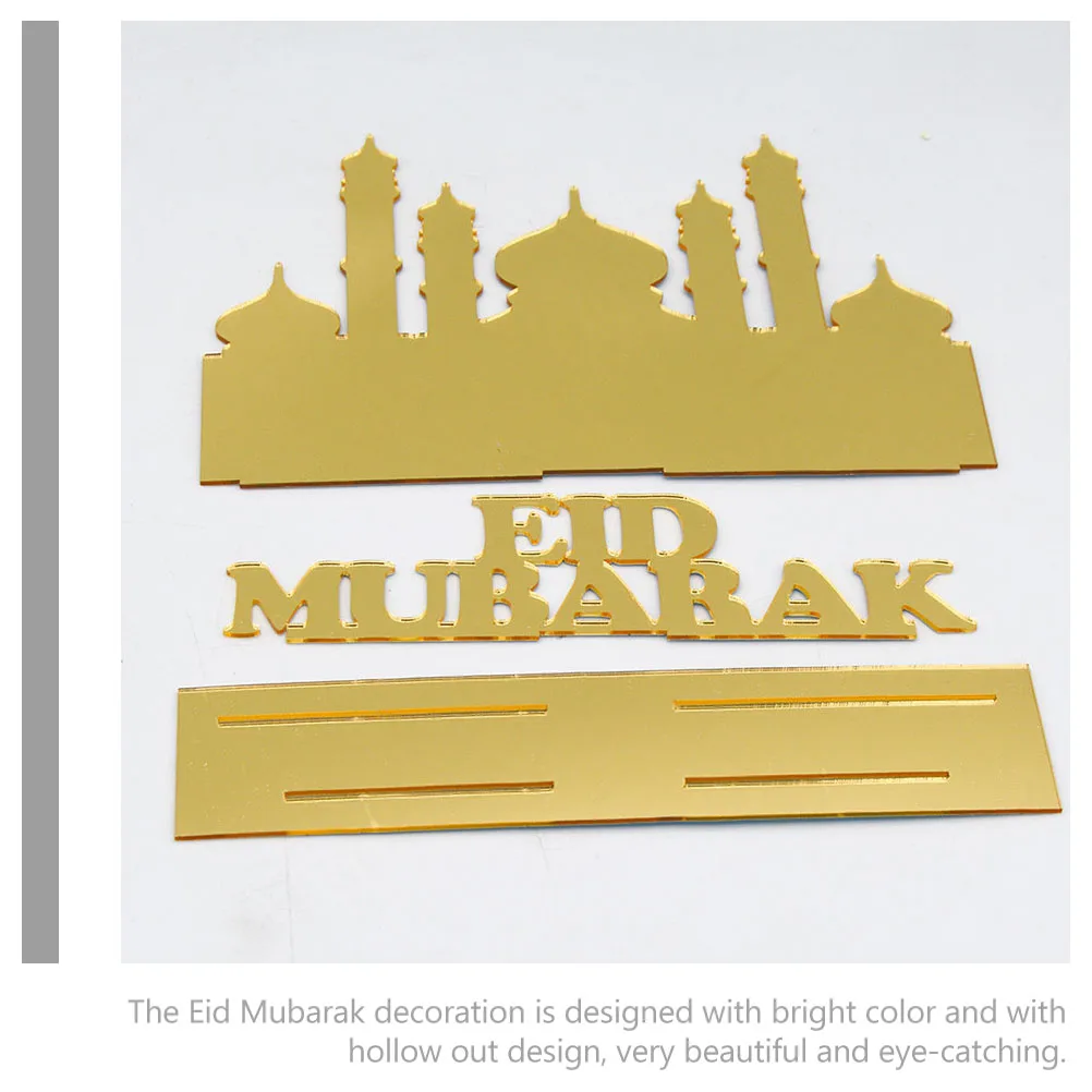 Eid Mubarak Decor Golden Scene Layout Props for Home Ramadan Table Centerpiece Desk Eid Desktop Sign naments Festivals 
Eid Mubarak Decor Golden Scene Layout Props for Home Ramadan Table Centerpiece Desk Eid Desktop Sign naments Festivals